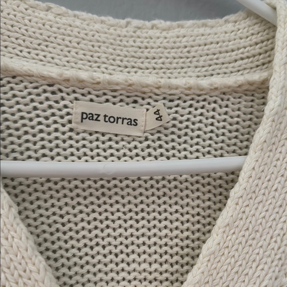 Paz torras V-Neck Textured Sweater92 - Picture 4 of 7